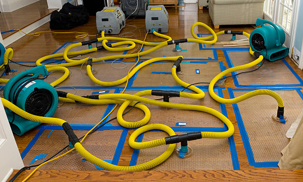 Professional Storm Water Damage Restoration technician working in Oostburg, WI